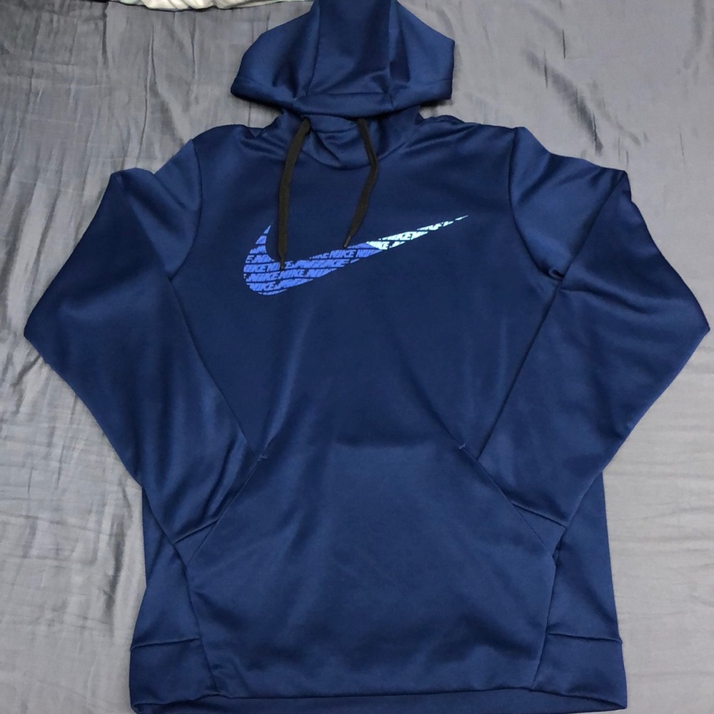 Men's navy blue Nike hoodie/sweatshirt